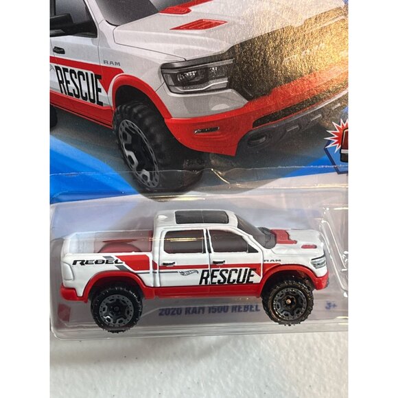 Hot Wheels 2024 Ram 1500 Rebel First Response 3/5 Diecast Truck NOC - Picture 4 of 7